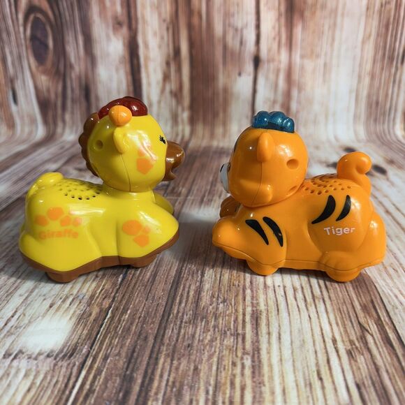 VTech Go Go Smart Animal Cow Sheep Giraffe Alligator Rooster Monkey Lion Tiger - Picture 9 of 9